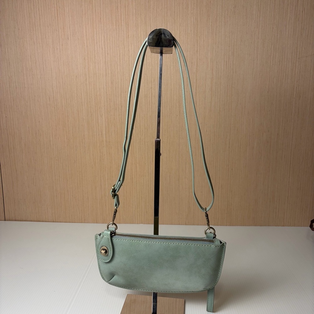 Joy Susan Sage Green Mini Crossbody Bag | Faux Leather